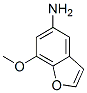 5-Benzofuranamine,  7-methoxy- Struktur