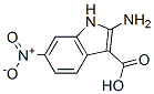 1H-Indole-3-carboxylic  acid,  2-amino-6-nitro- Struktur