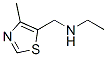 5-Thiazolemethanamine,  N-ethyl-4-methyl- Struktur