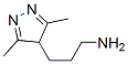 4H-Pyrazole-4-propanamine,  3,5-dimethyl- Struktur