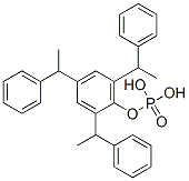 2,4,6-tris(1-phenylethyl)phenyl dihydrogen phosphate Struktur