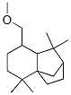 octahydro-8-(methoxymethyl)-1,1,5,5-tetramethyl-2H-2,4a-methanonaphthalene Struktur