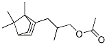 2-methyl-3-(1,7,7-trimethylbicyclo[2.2.1]hept-2-en-2-yl)propyl acetate Struktur