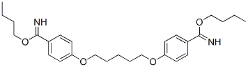 dibutyl 4,4'-[pentamethylenebis(oxy)]dibenzimidate Struktur