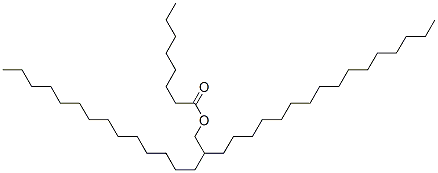 2-tetradecyloctadecyl octanoate Struktur