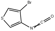 3-BROMO-4-ISOCYANATOTHIOPHENE Struktur