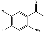 Ethanone,1-(2-amino-5-chloro-4-fluorophenyl)- Struktur