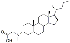 cholylsarcosine Struktur