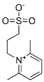 2,6-dimethyl-1-(3-sulphonatopropyl)pyridinium  Struktur