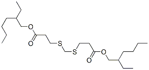 bis(2-ethylhexyl) 3,3'-[methylenebis(thio)]bispropionate Struktur