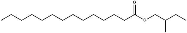 2-methylbutyl myristate Struktur