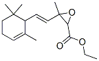 ethyl 3-methyl-3-[2-(2,6,6-trimethylcyclohex-2-en-1-yl)vinyl]oxirane-2-carboxylate Struktur