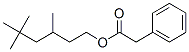 3,5,5-trimethylhexyl phenylacetate Struktur