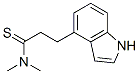 1H-Indole-4-propanethioamide,  N,N-dimethyl- Struktur