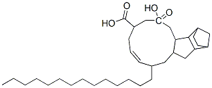 4,4'-[(octahydro-4,7-methano-1H-indenediyl)dimethylene] hydrogen 2-octadecenylsuccinate Struktur