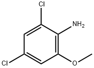 2,4-dichloro-6-methoxyaniline  Struktur