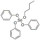 butoxytriphenoxystannane Struktur