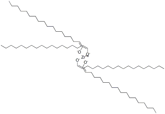 zirconium(4+) (Z)-octadecen-1-olate Struktur