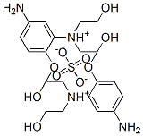 bis[(5-amino-2-methoxyphenyl)bis(2-hydroxyethyl)ammonium] sulphate Struktur