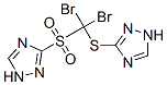 3-[[dibromo(1H-1,2,4-triazol-3-ylsulphonyl)methyl]thio]-1H-1,2,4-triazole Struktur