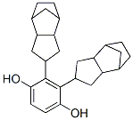 bis(octahydro-4,7-methano-1H-inden-2-yl)hydroquinone Struktur