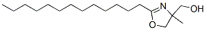4-methyl-2-tridecyl-2-oxazoline-4-methanol Struktur