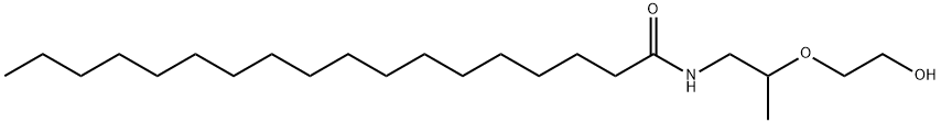 N-[2-(2-hydroxyethoxy)propyl]stearamide Struktur