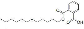 isotridecyl hydrogen phthalate  Struktur