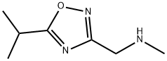 1-(5-ISOPROPYL-1,2,4-OXADIAZOL-3-YL)-N-METHYLMETHANAMINE Struktur