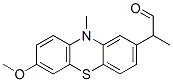 7-methoxy-alpha,10-dimethyl-10H-phenothiazine-2-acetaldehyde Struktur