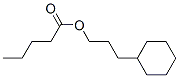 3-cyclohexylpropyl valerate Struktur