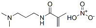 N-[3-(dimethylamino)propyl]methacrylamide mononitrate Struktur