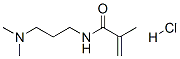 N-[3-(dimethylamino)propyl]methacrylamide monohydrochloride Struktur