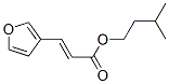 3-methylbutyl 3-(3-furyl)acrylate Struktur