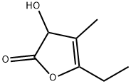 5-ethyl-3-hydroxy-4-methylfuran-2(3H)-one Struktur