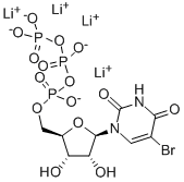 5-BROMOURIDINE-5'-TRIPHOSPHATE LITHIUM SALT Struktur