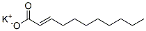 potassium undecenoate Struktur