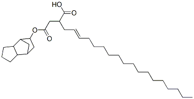 (octahydro-4,7-methano-1H-inden-5-yl) hydrogen 2-octadecenylsuccinate Struktur