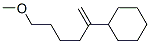 (5-methoxy-1-methylenepentyl)cyclohexane Struktur