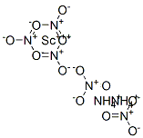 diammonium scandium pentanitrate Struktur