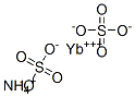 ammonium ytterbium(3+) disulphate Struktur