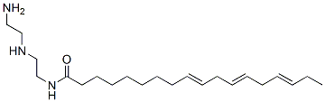 N-[2-[(2-aminoethyl)amino]ethyl]-9,12,15-octadecatrienamide Struktur