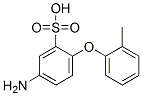 5-amino-2-(o-tolyloxy)benzenesulphonic acid Struktur