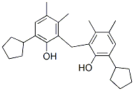 2,2'-methylenebis[6-cyclopentyl-3,4-xylenol] Struktur