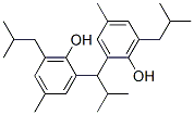 2,2'-(2-methylpropylidene)bis[6-(2-methylpropyl)-p-cresol] Struktur