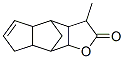 3,3a,4,4a,7,7a,8,8a-octahydro-3-methyl-4,8-methano-2H-indeno[5,6-b]furan-2-one Struktur