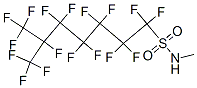 heptadecafluoro-N-methylisooctanesulphonamide Struktur