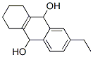 2-Ethyl-5,6,7,8,9,10-hexahydroanthracene-9,10-diol Struktur