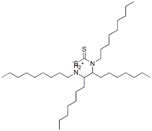 dinonylammonium dinonyldithiocarbamate  Struktur