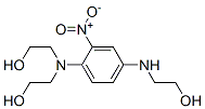 2,2'-[[4-[(2-hydroxyethyl)amino]-2-nitrophenyl]imino]bisethanol Struktur